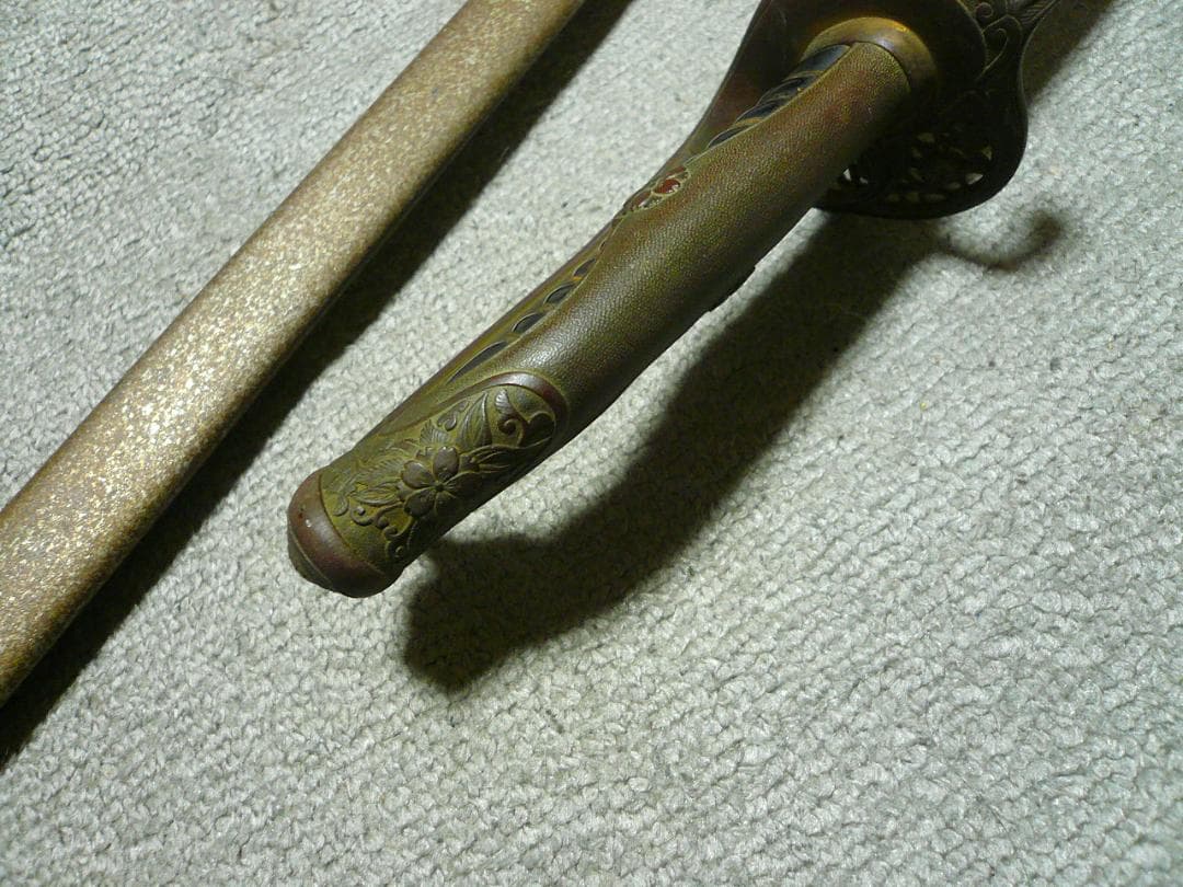 指揮刀 二環吊 儀礼刀 将校 士官 軍刀 サーベル 旧日本軍 陸軍 ②