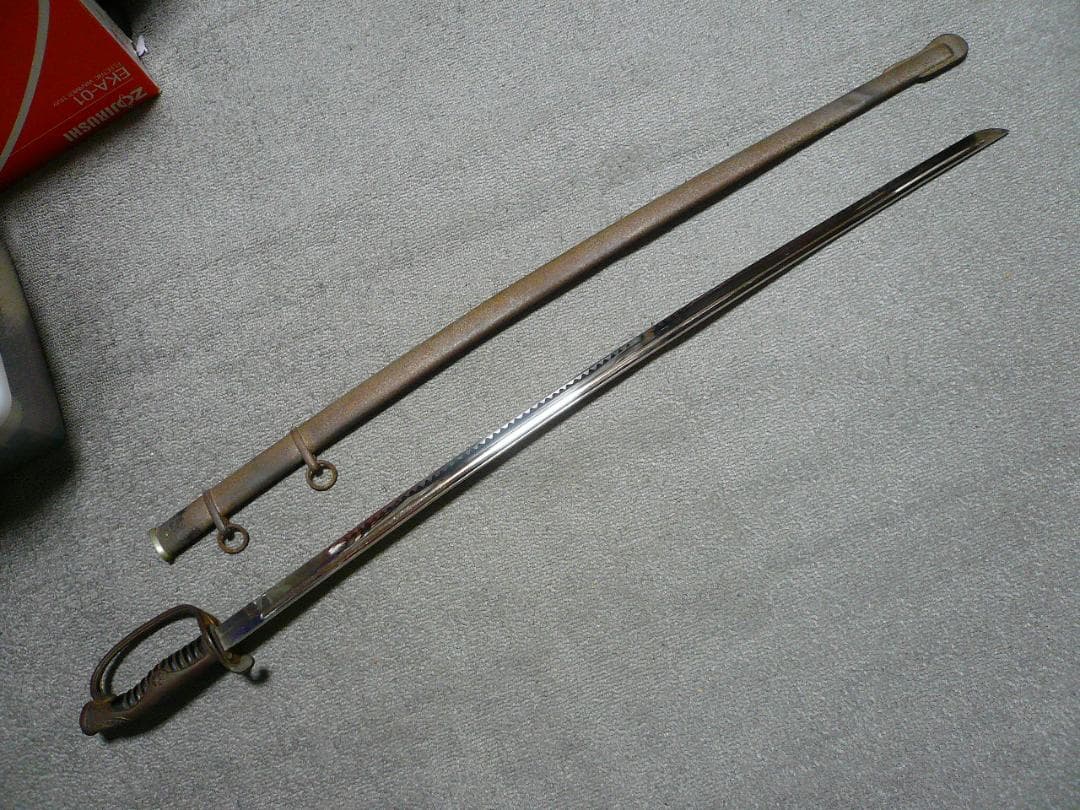 指揮刀 二環吊 儀礼刀 将校 士官 軍刀 サーベル 旧日本軍 陸軍 ②