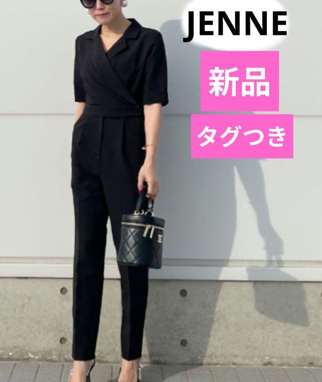 新品♥定価17930円◆JENNE パリジェンヌ風 オールインワン М