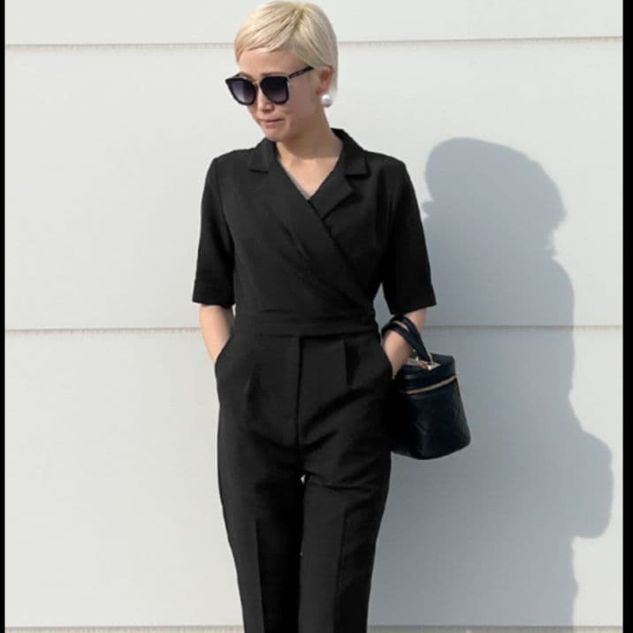 新品♥定価17930円◆JENNE パリジェンヌ風 オールインワン М