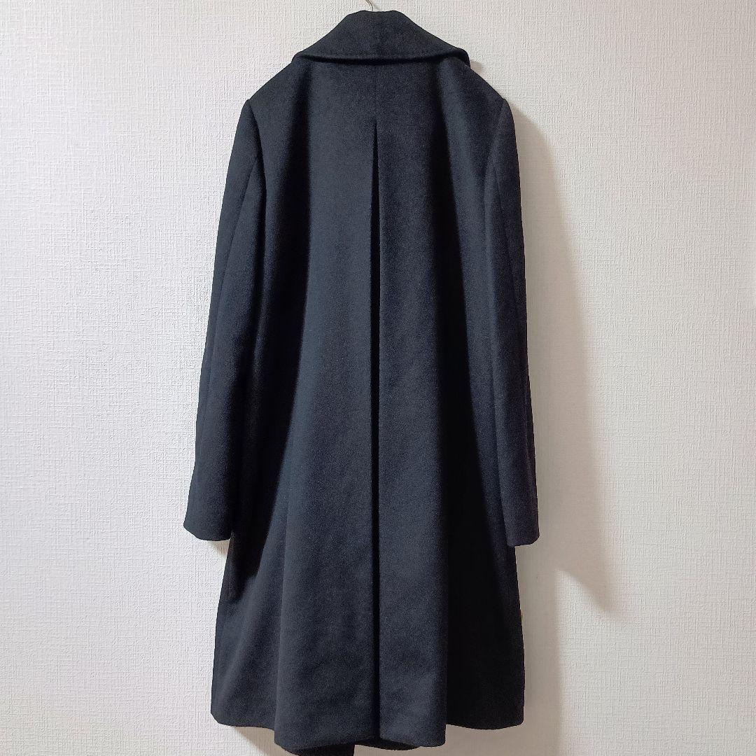 【極美品】BALLSEY カシミヤ100% ロングコート ベルト付き 黒 38