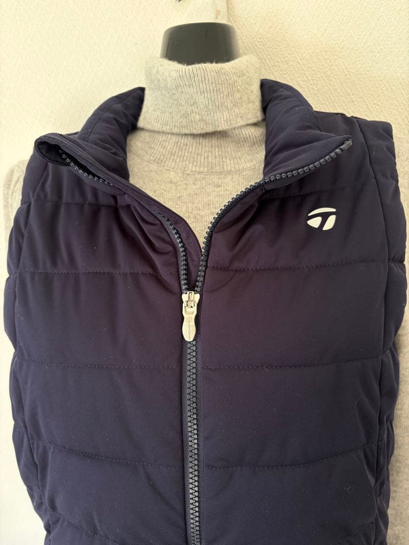 TaylorMade ネイビー 中綿ベスト&スカートセットアップ　L