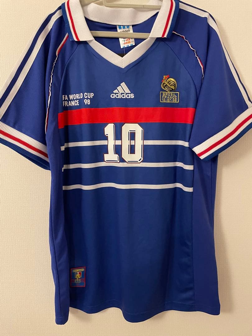 adidas フランス代表 98年ワールドカップ シャツ 10 ZIDANE