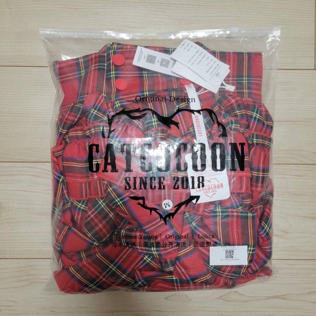 CATCOCOON チェック柄フリルスカート