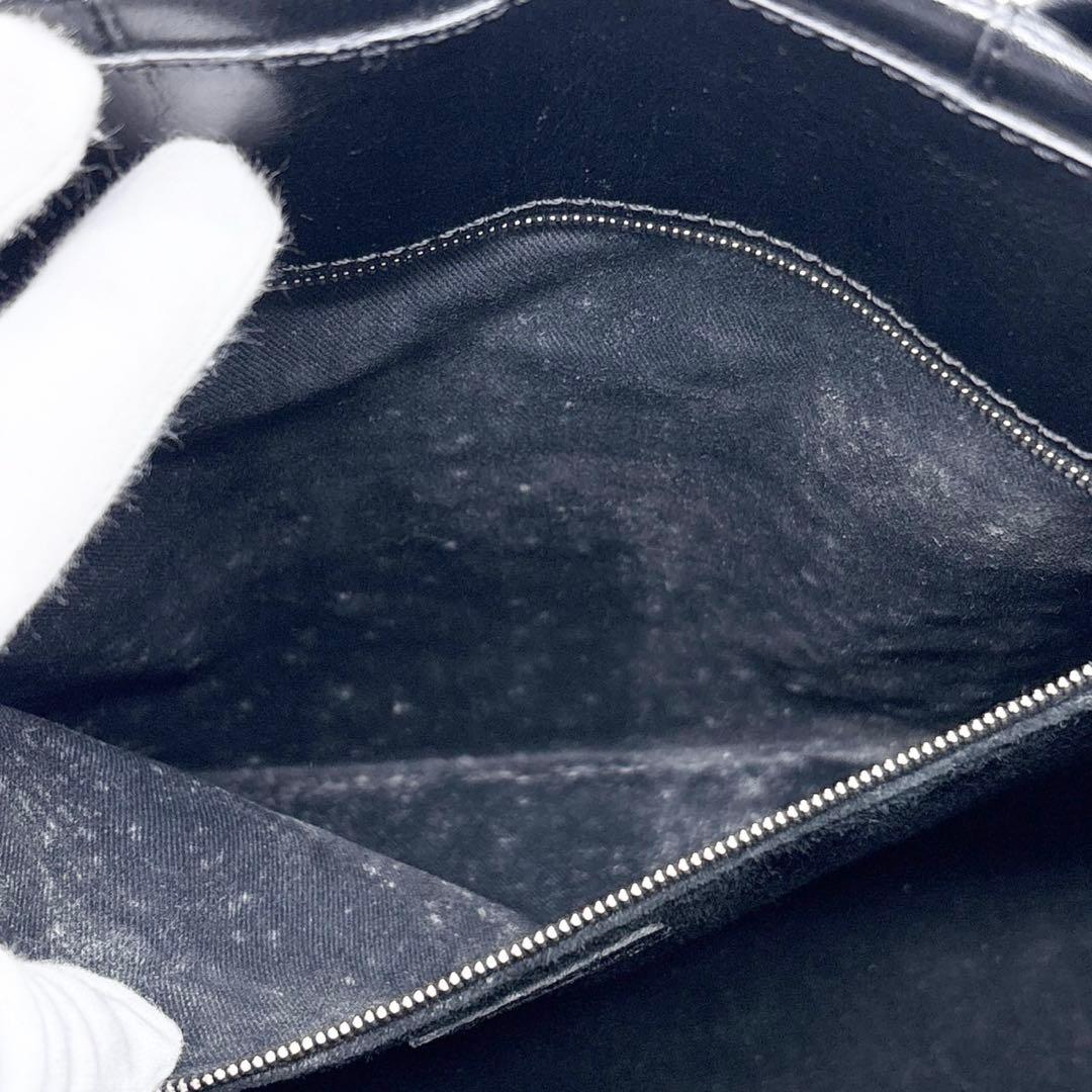 激レア✨ ヒロフ HIROFU トートバッグ 編み込み　レザー 革 ブラック 黒