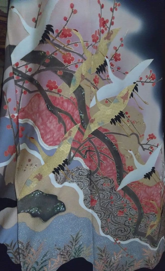 ③着物リメイク✨ М✨上品な留袖ドレス✨