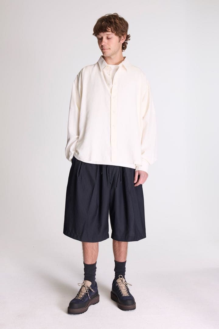 Sillage シアージ circular shor pants stripe