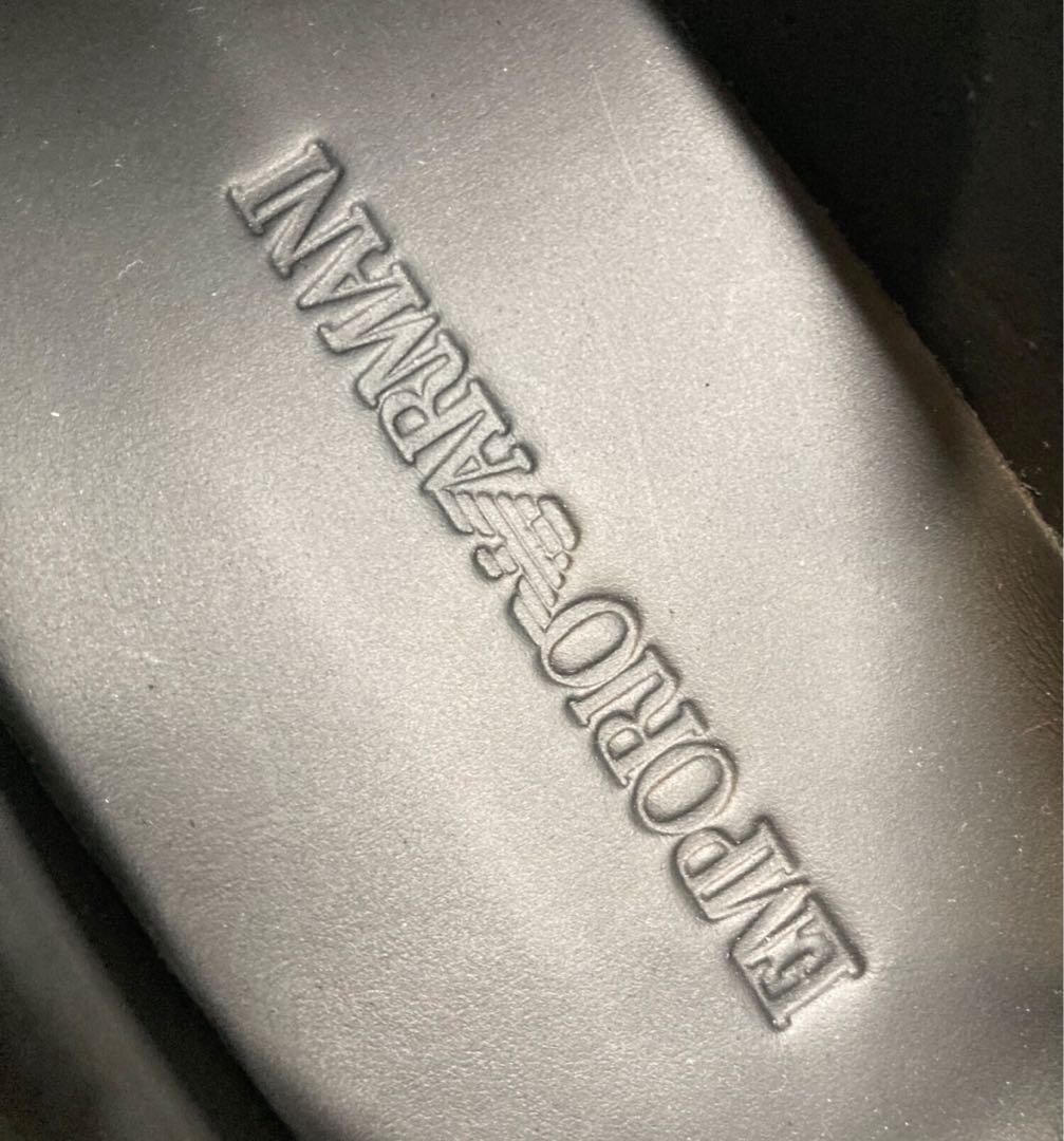 エンポリオ アルマーニ（Emporio Armani）スウェードダービーシューズ