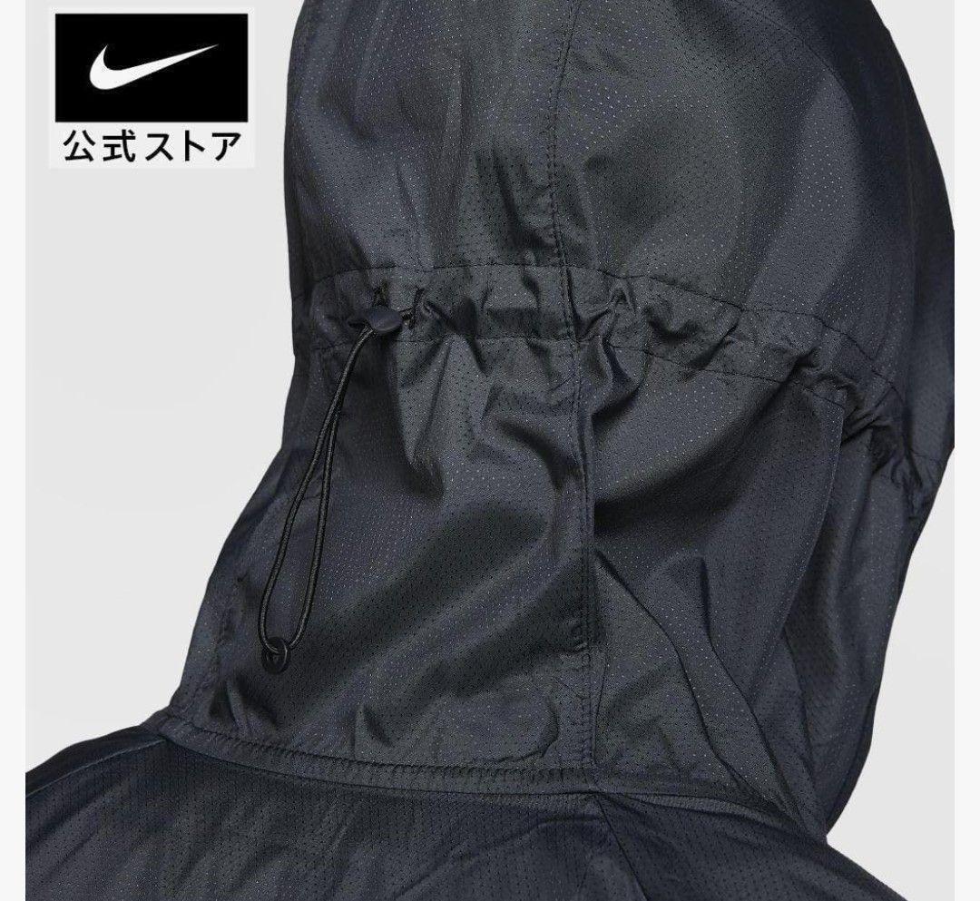 Nike ナイキ エッセンシャルフーデッドランニングジャケット 黒 L