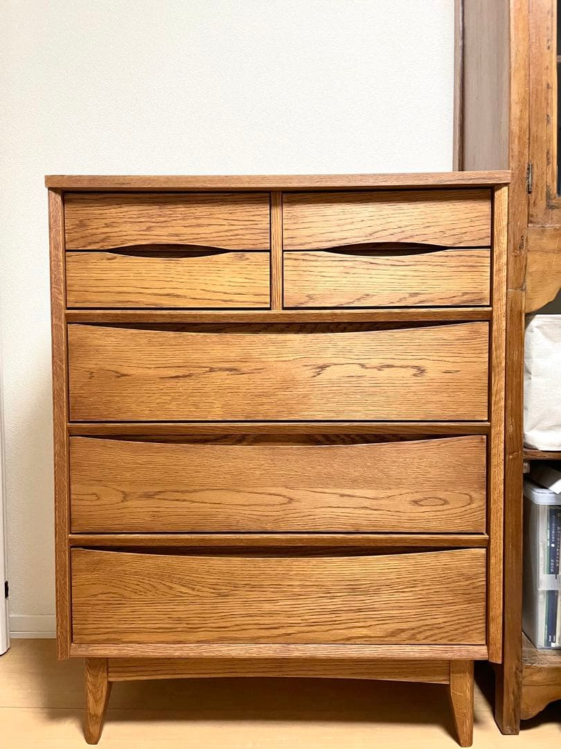 unico SIGNE(シグネ) チェスト ブラウン