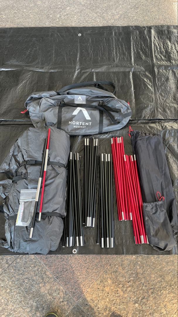 Nortent Gamme 6 Arctic テント （ストーングレー）