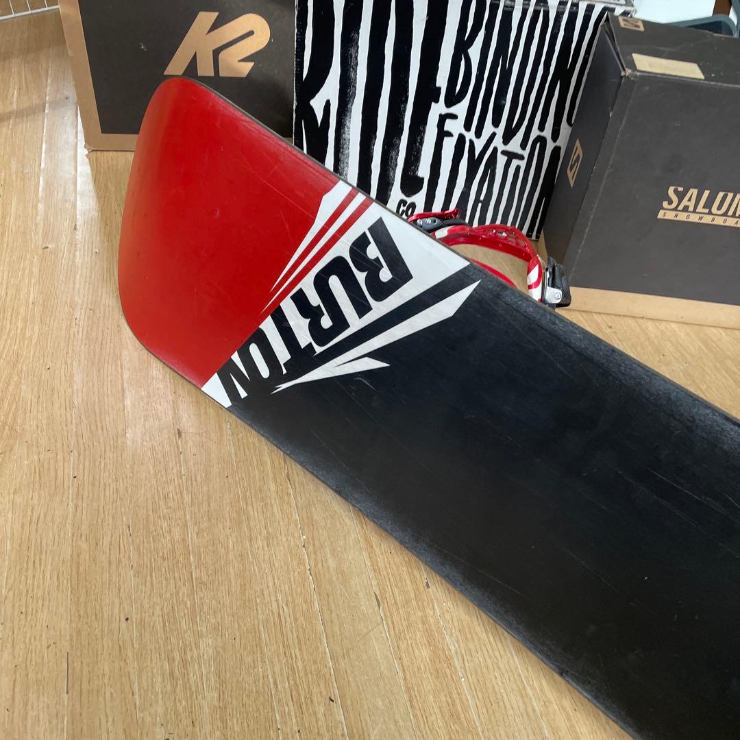 BURTON×FLOW　バートン　スノーボードセット　フローバインディング付