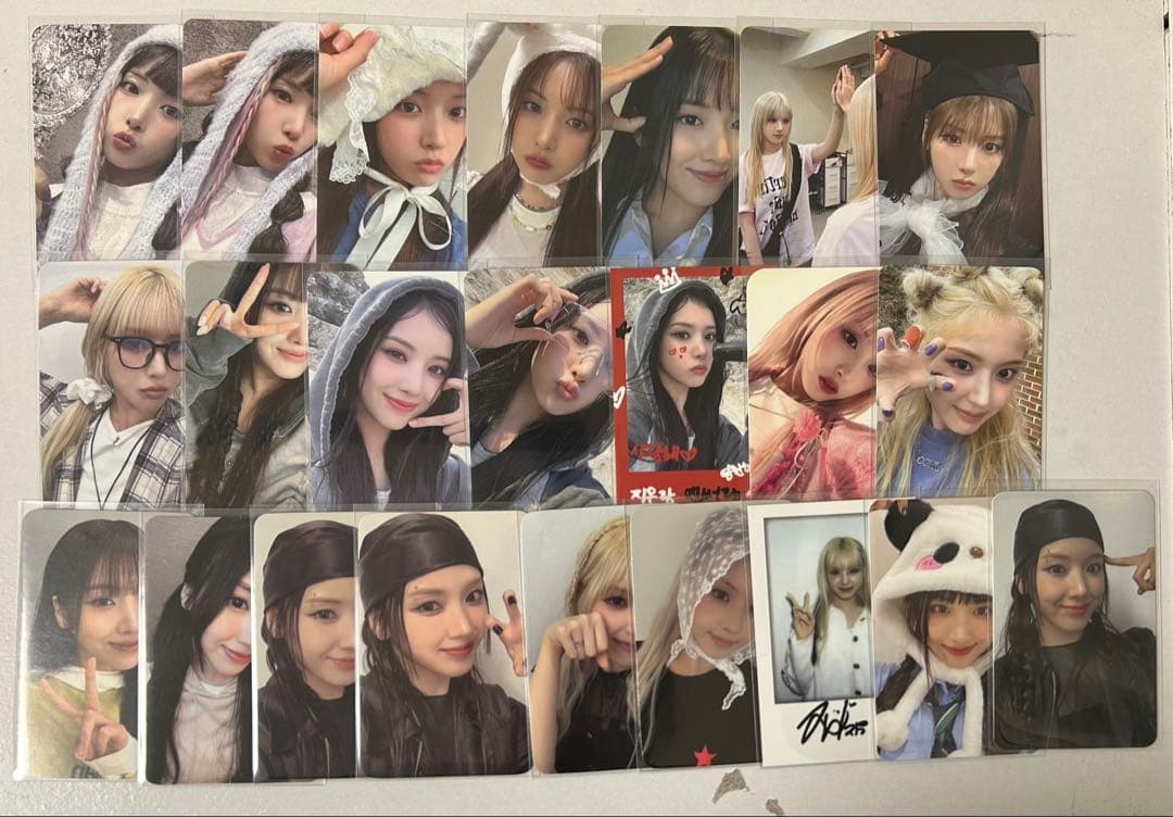 nmixx ジウ トレカ セット 購入前にコメント必須