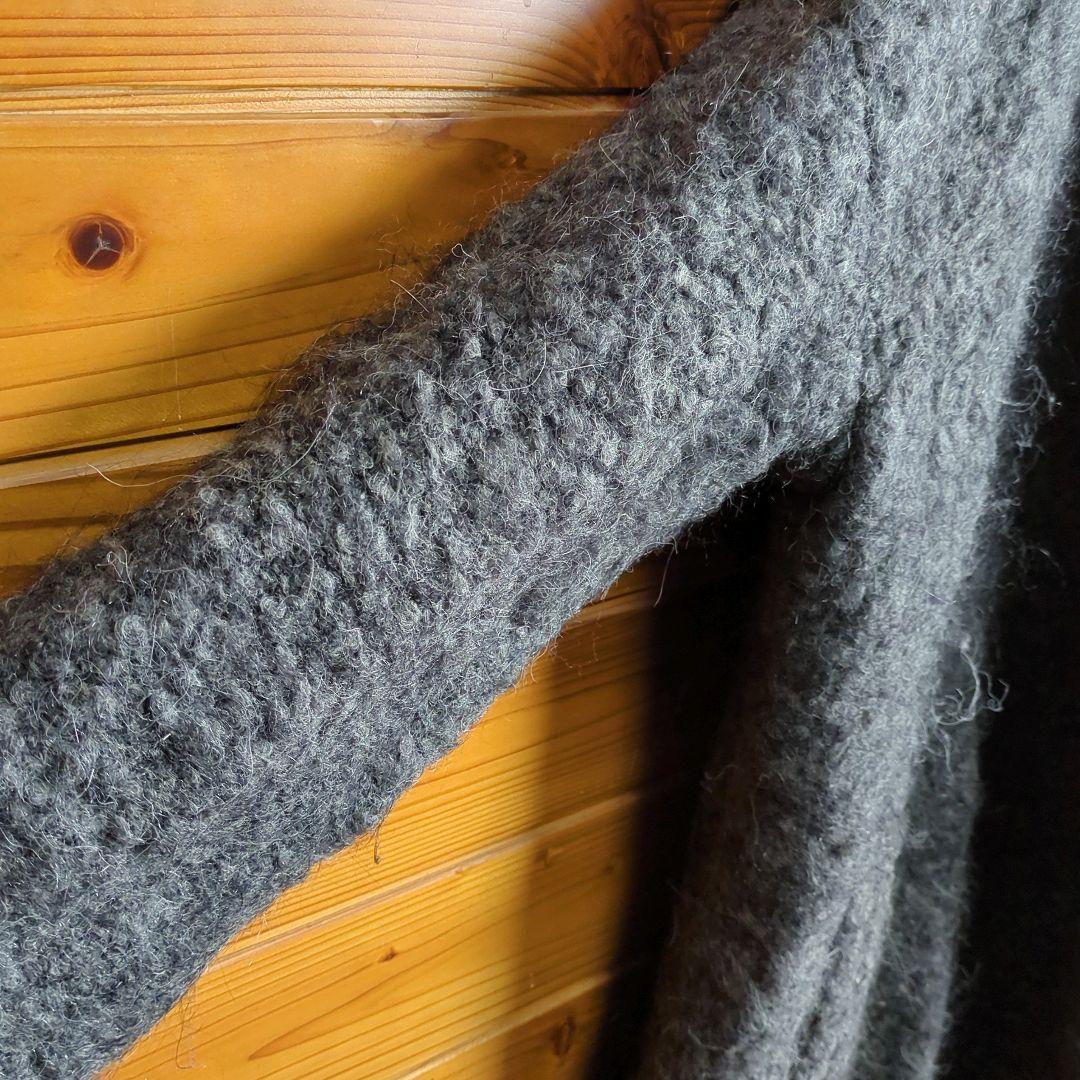 ジャーナルスタンダード　ウールコート　グレー　Ⅼ　男女兼用　モヘア　アルパカ含む