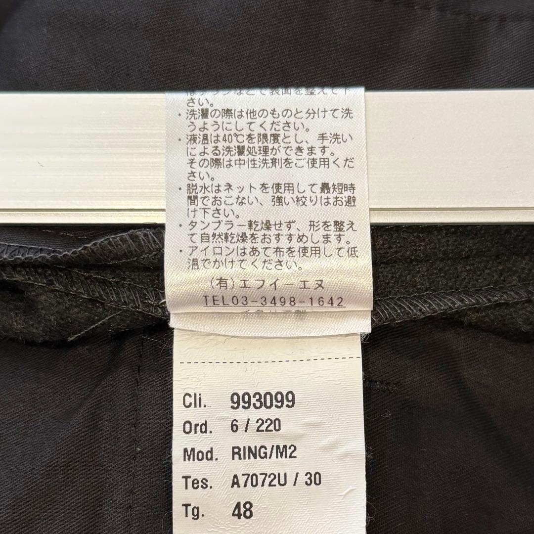 【別注】giabs ジャブス マサッチョ 永久クリース ウールフランネル パンツ