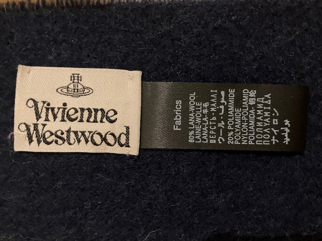Vivienne Westwood 宇宙ロゴ マフラー