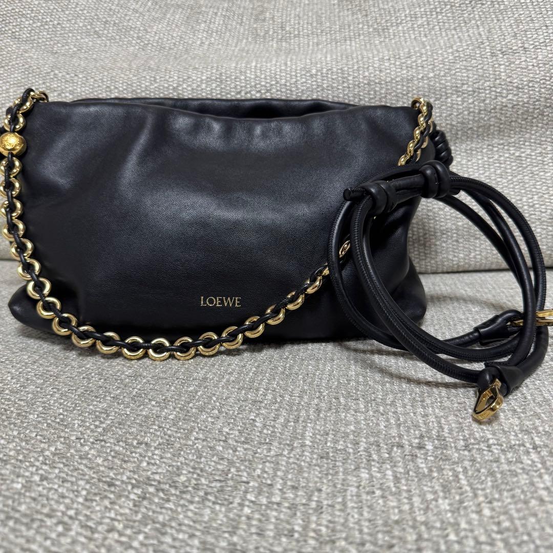 LOEWE ロエベ フラメンコパース ミディアム ブラック 正規品