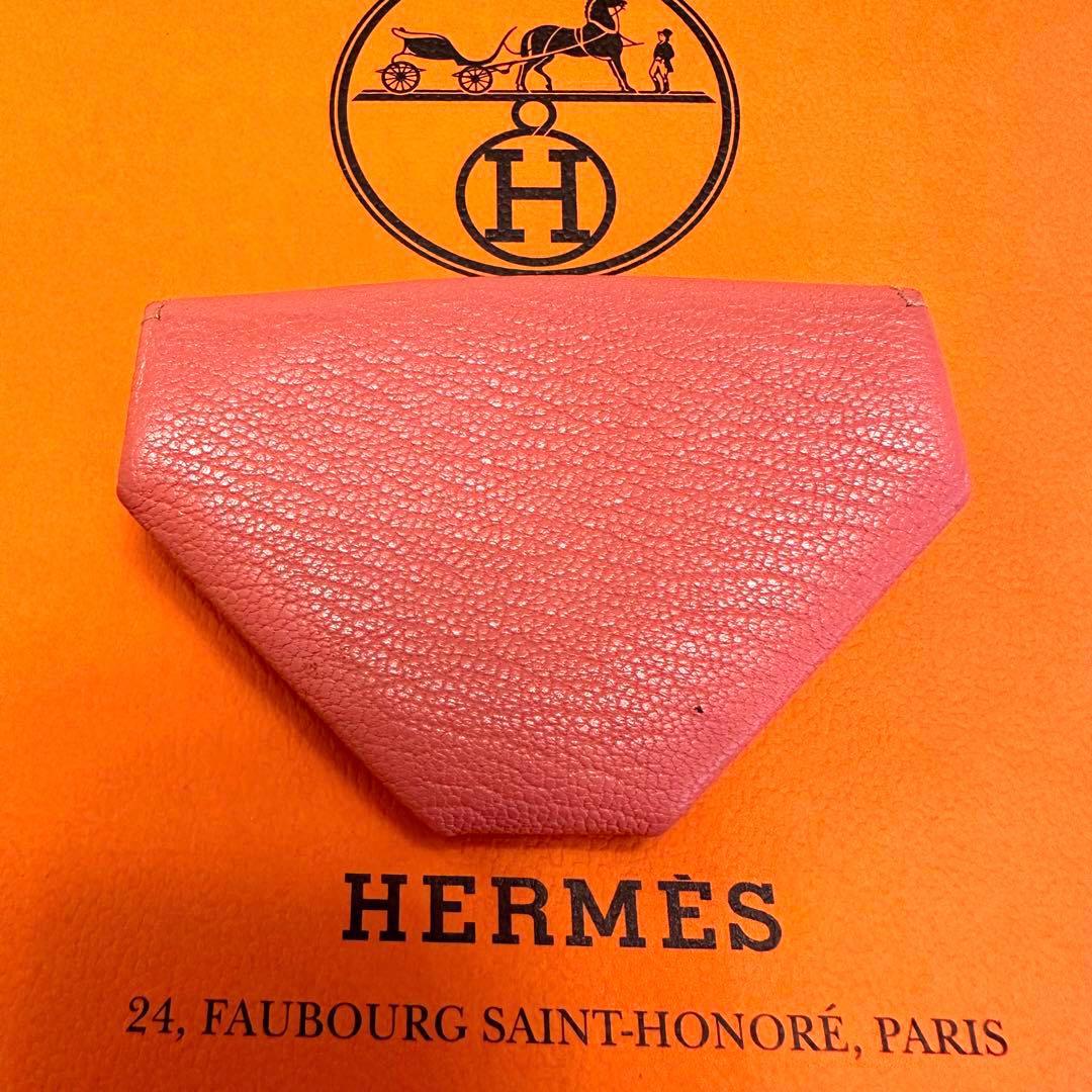 エルメス　ローズテ　ルヴァンキャトル　ケース　小銭入れ