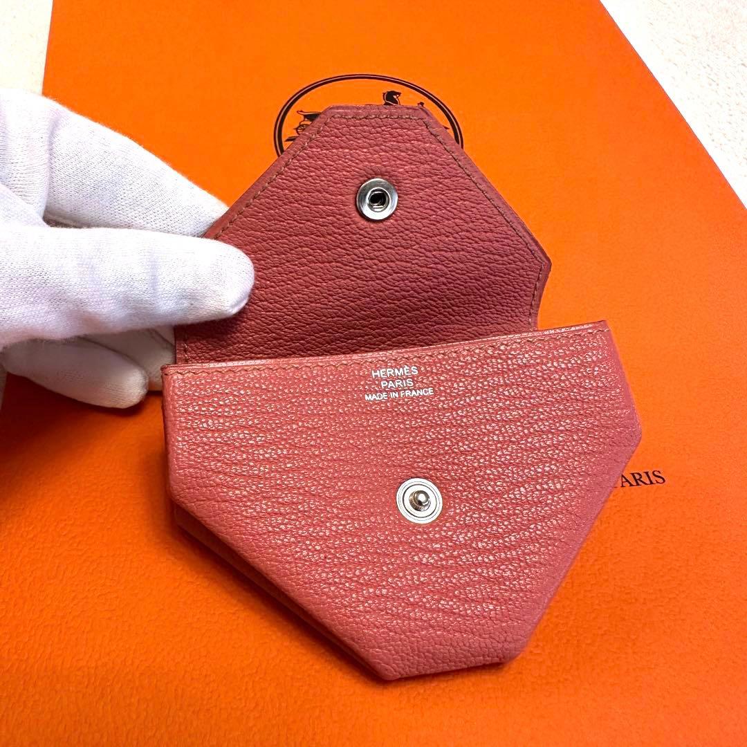 エルメス　ローズテ　ルヴァンキャトル　ケース　小銭入れ