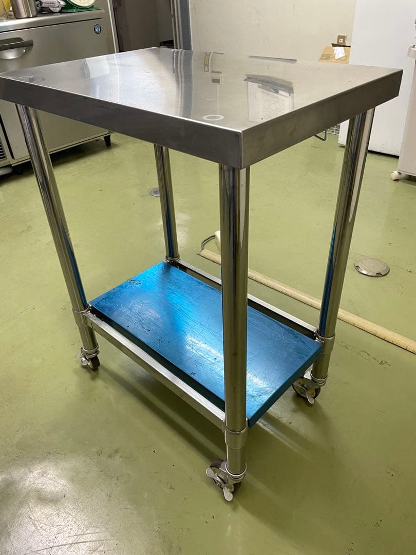 ステンレス作業台 キャスター付き
