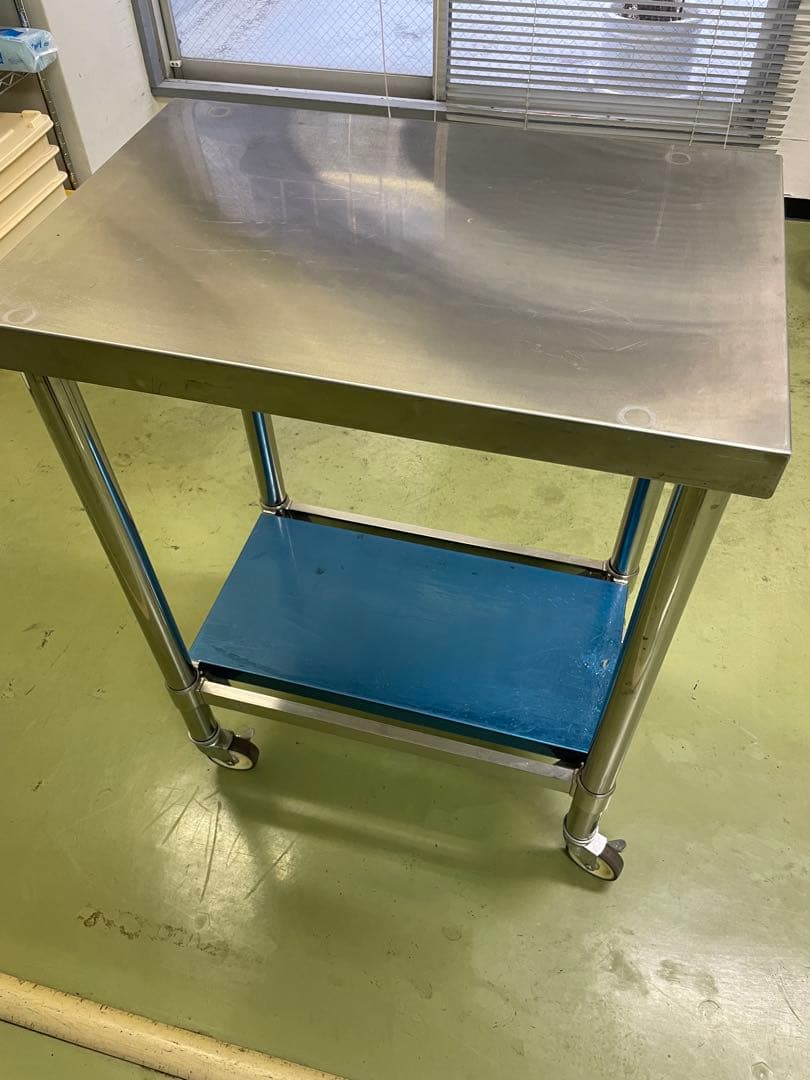 ステンレス作業台 キャスター付き