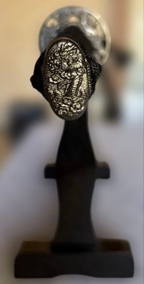 模造刀 真田幸村モデル 六文銭 台座付き 観賞用 コスプレ