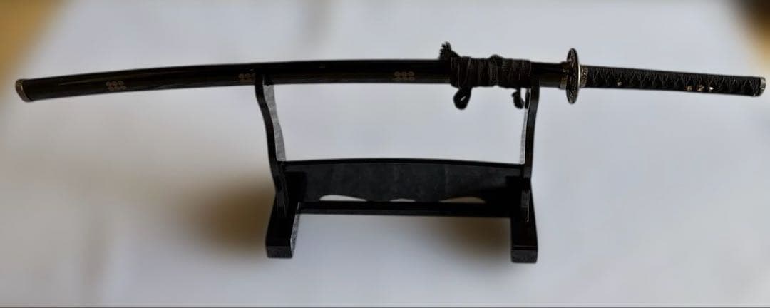 模造刀 真田幸村モデル 六文銭 台座付き 観賞用 コスプレ