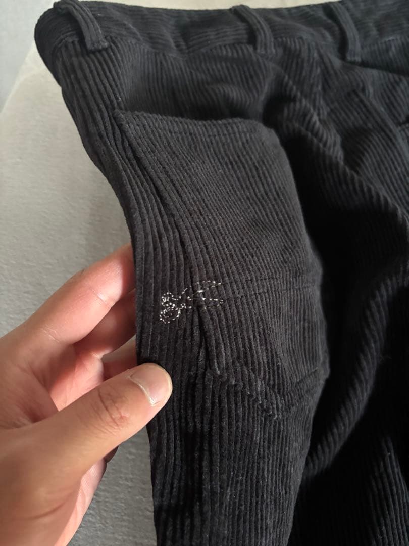 DENHAM コーデュロイパンツ S 黒