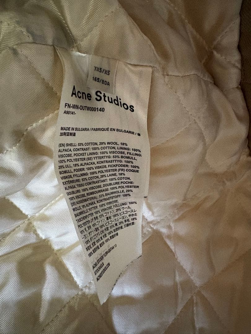 Acne Studios Ocilia オーバーサイズジャケット／コート