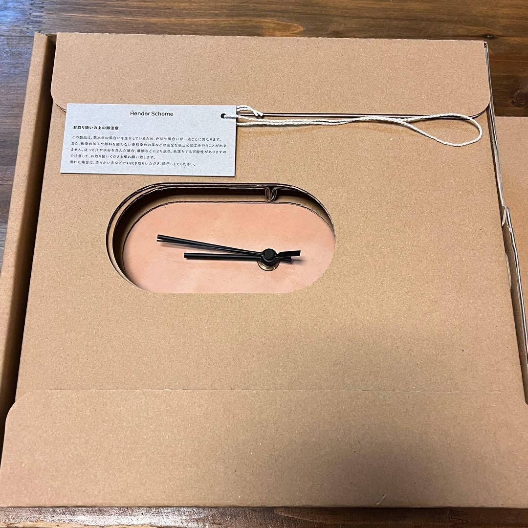 ※sio［日焼けあり新品］Hender Scheme clock 時計
