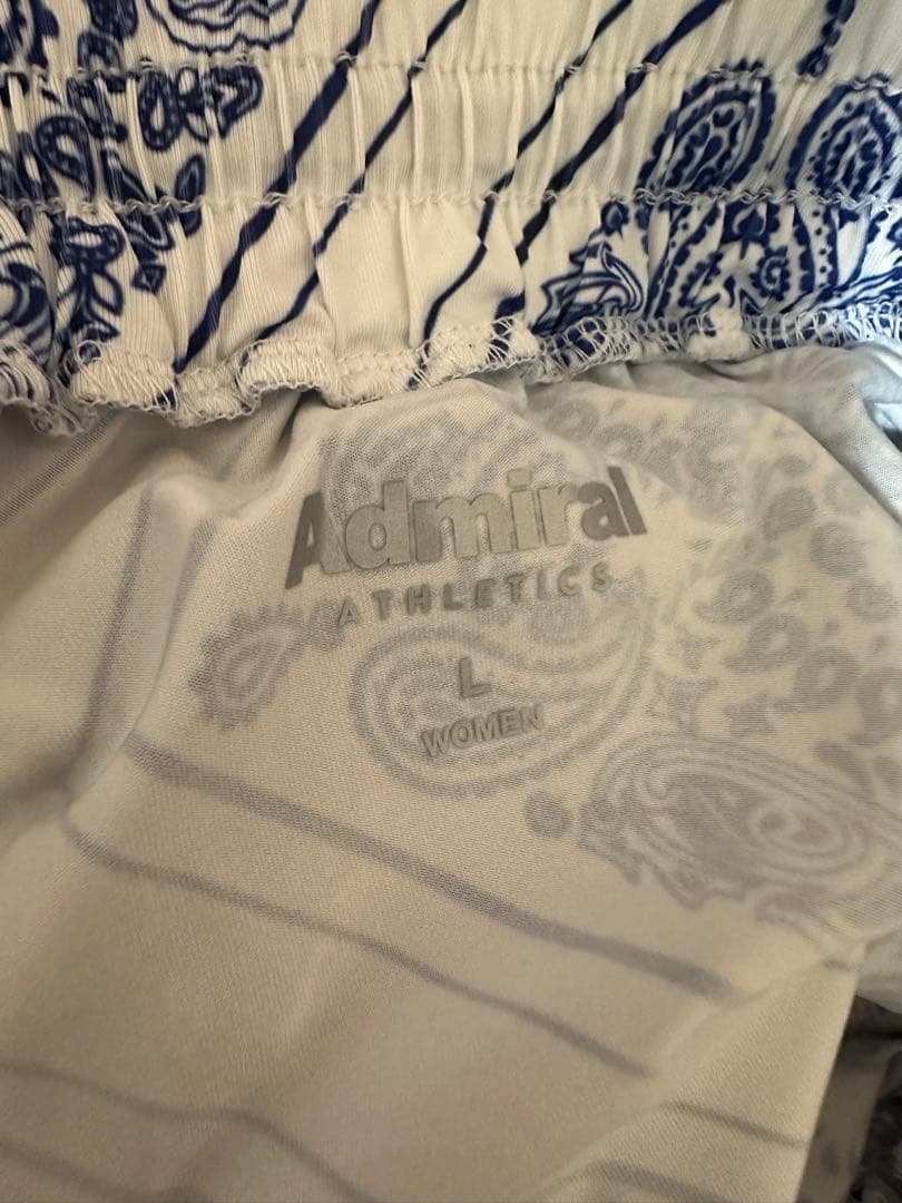 Admiralウェア バンダナ柄Tシャツ 青 3点セット