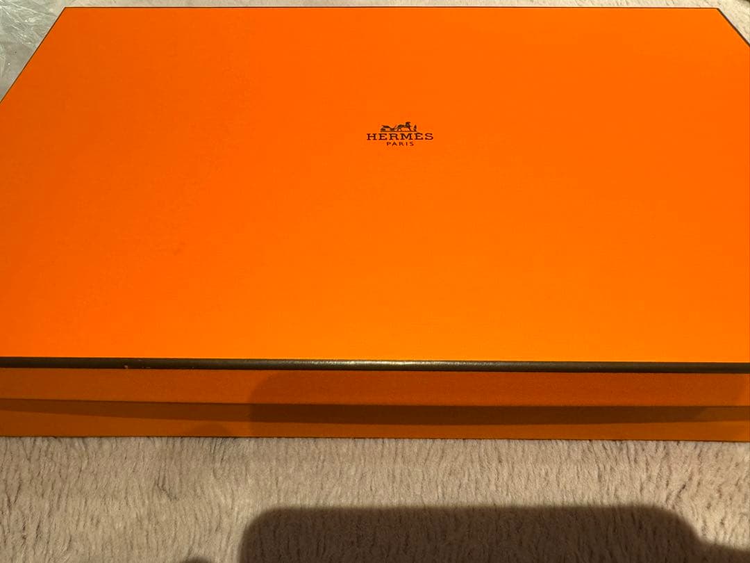 HERMES カシミアマフラー 大判ストールカシミヤ100%