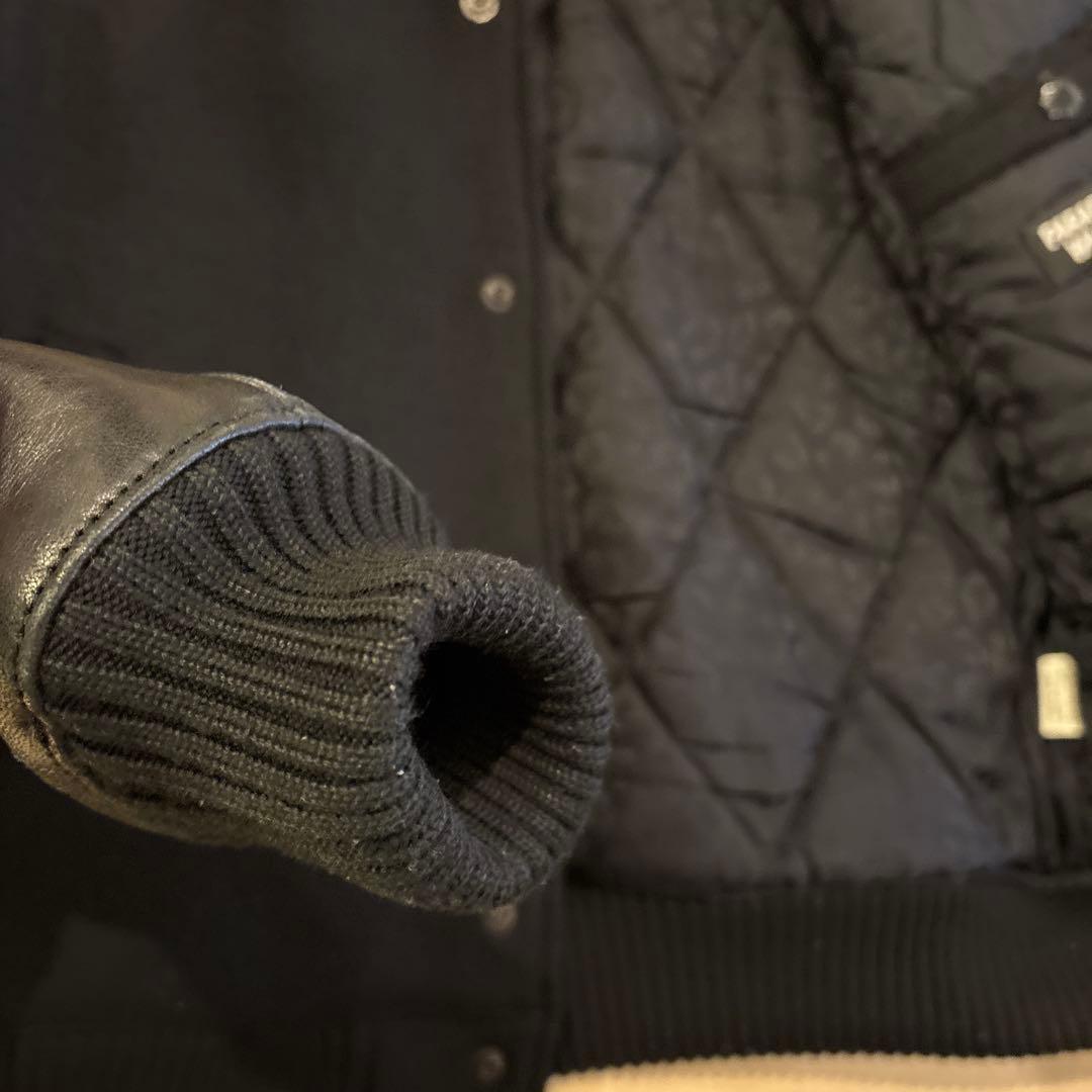 ワコマリア(WACKOMARIA) レザーバワリージャケット(スタジャン)