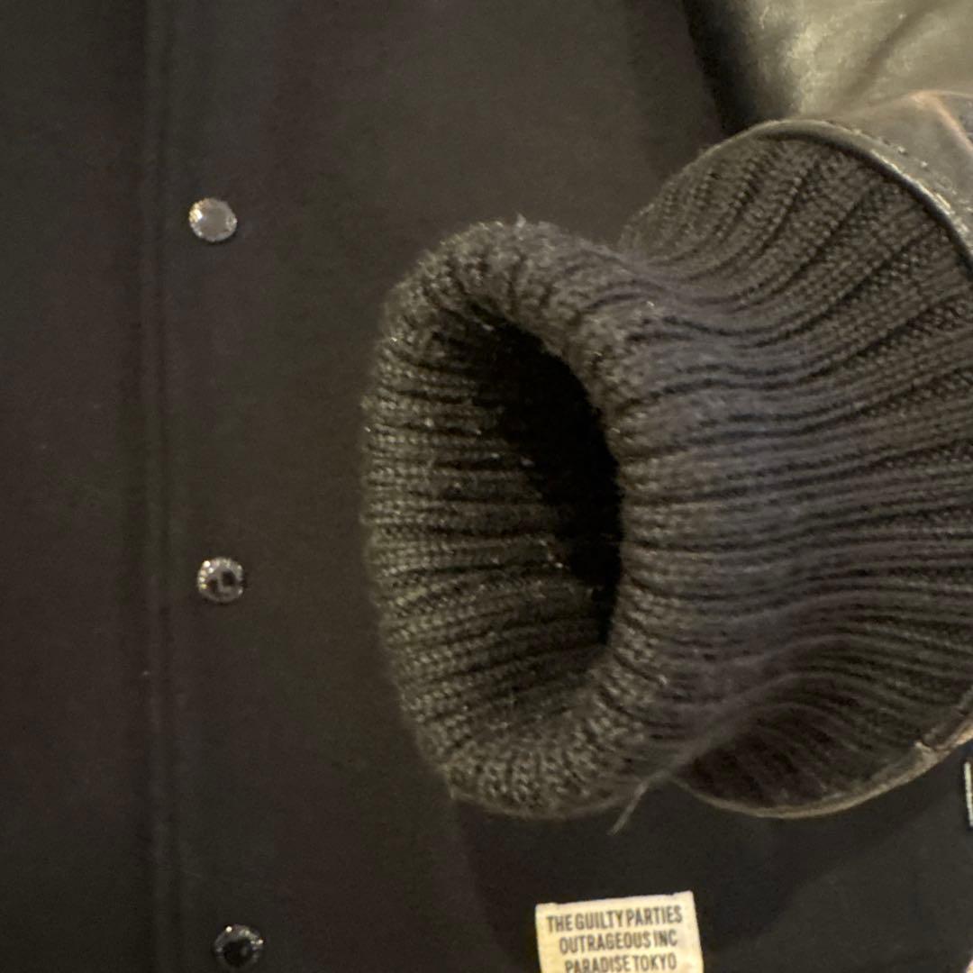 ワコマリア(WACKOMARIA) レザーバワリージャケット(スタジャン)