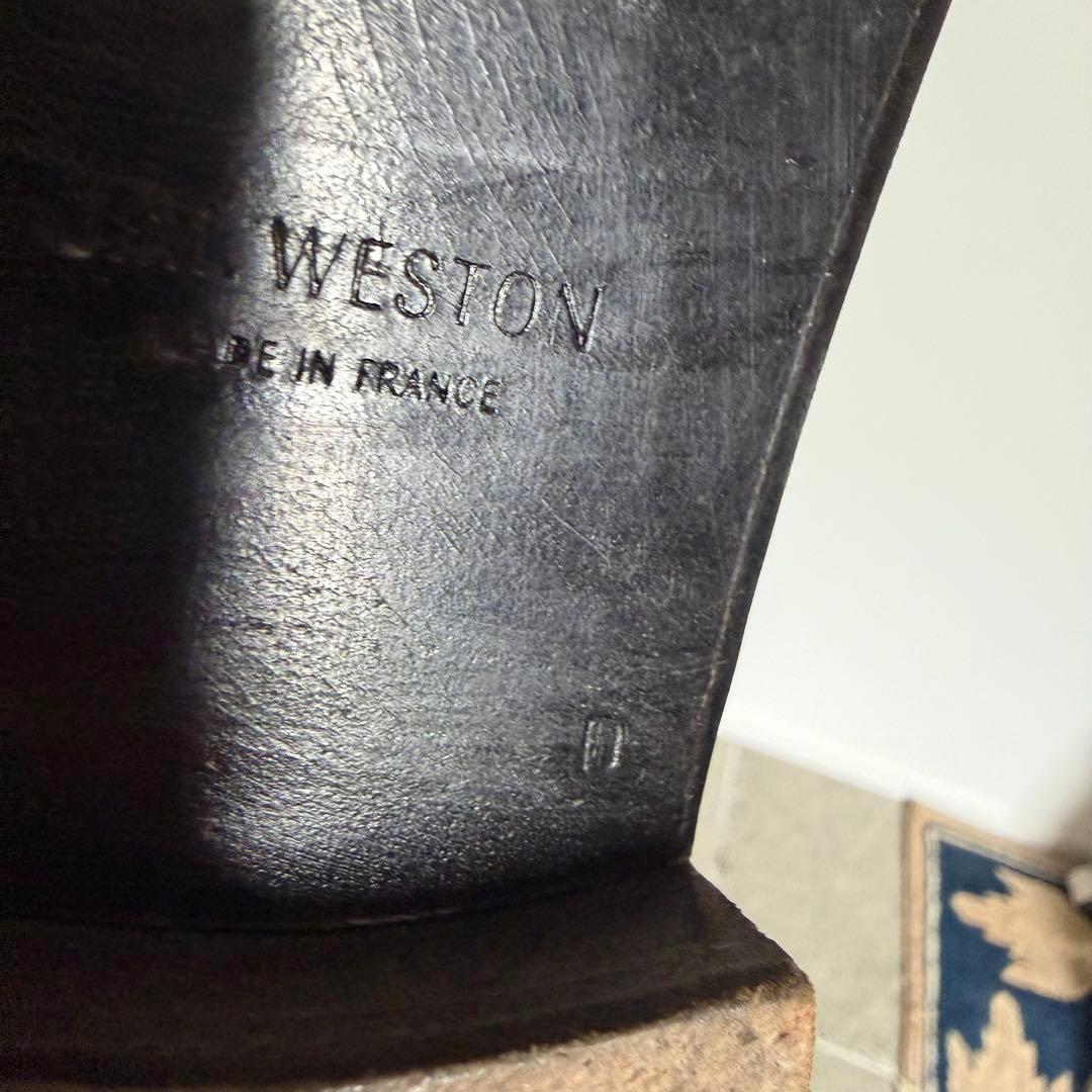 JMウエストン/ストレートチップ/ブラックカーフ/8D