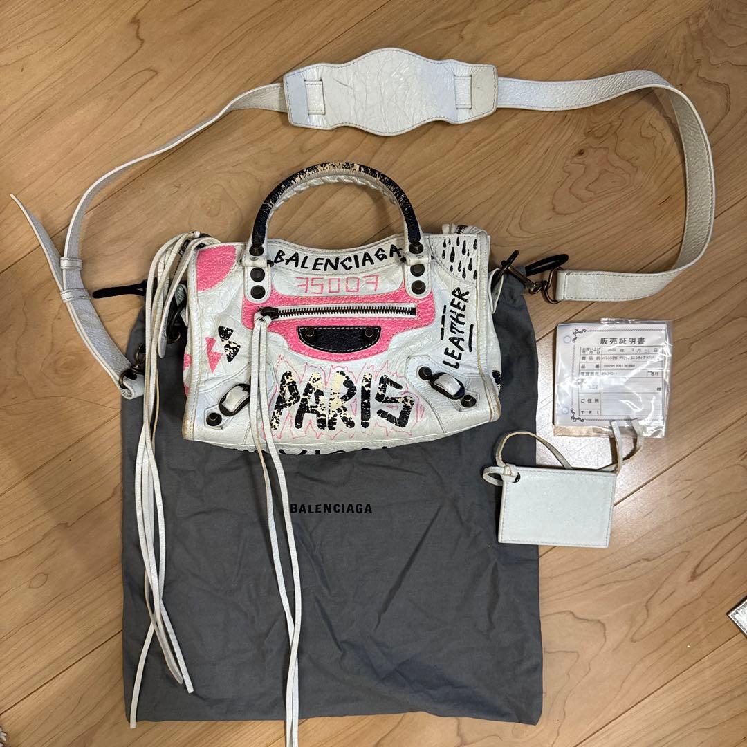 BALENCIAGAグラフィティ 2wayショルダーバック