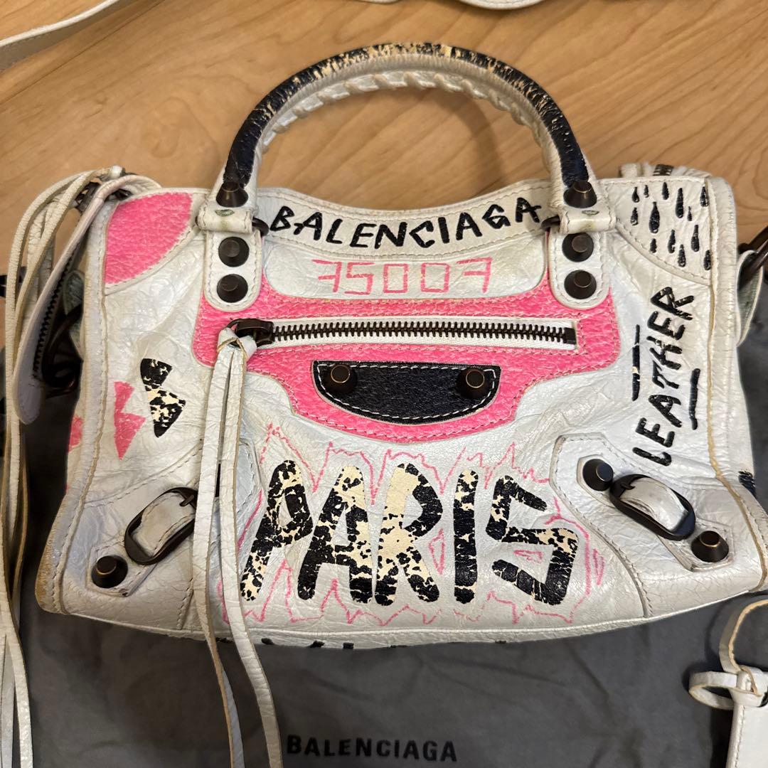 BALENCIAGAグラフィティ 2wayショルダーバック