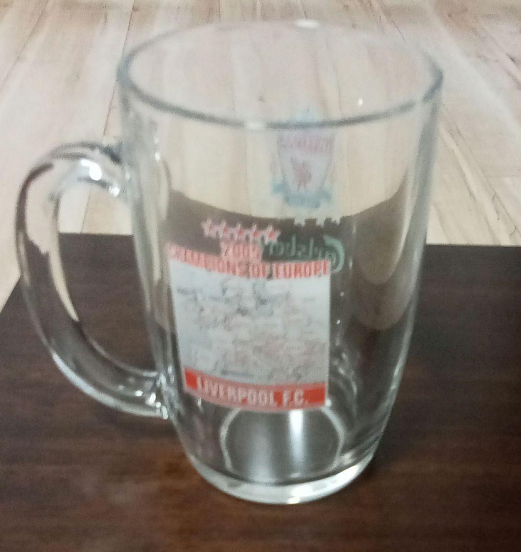 リバプールヨーロッパチャンピオンズリーグ優勝記念　カールスバーグマグカップ木箱入