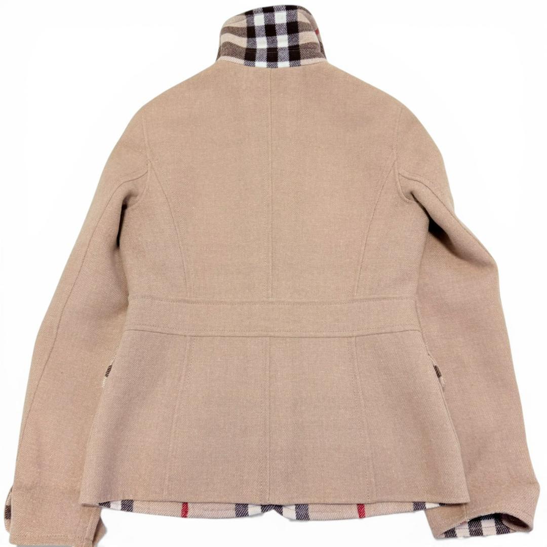 BURBERRY LONDON カシミヤ ウール キャメル メガチェック L