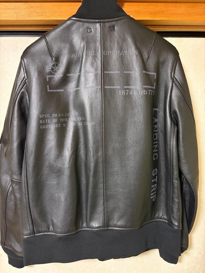 AVIREX★アヴィレックス★レザージャケット★MA-1★羊革★Lサイズ