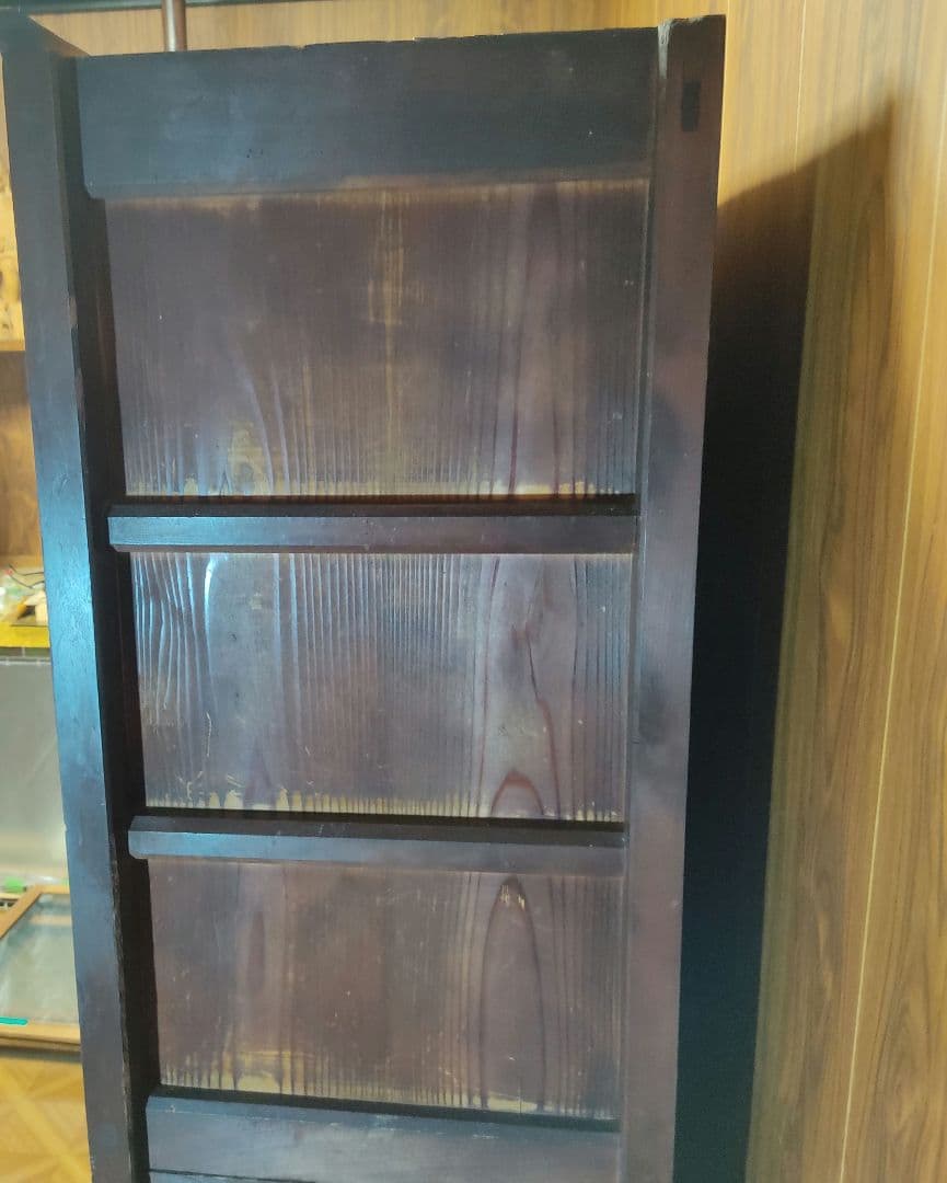 【状態良】『大型 陳列戸棚』 陳列棚 アンティーク 水屋箪笥 食器棚