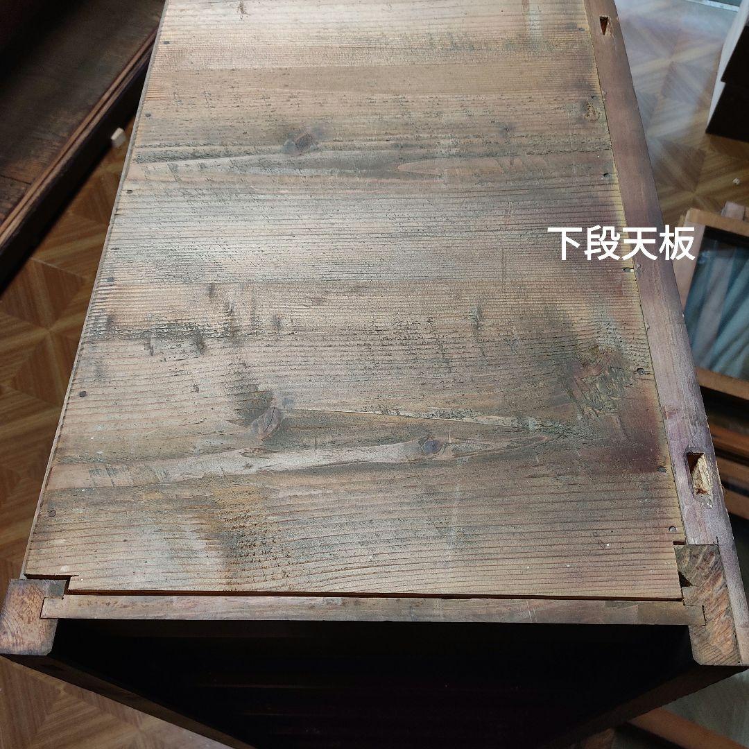 【状態良】『大型 陳列戸棚』 陳列棚 アンティーク 水屋箪笥 食器棚