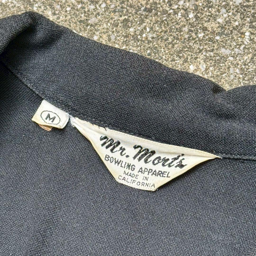 希少 60s Mr. Mort's ボウリングシャツ レーヨンシャツ チェーン