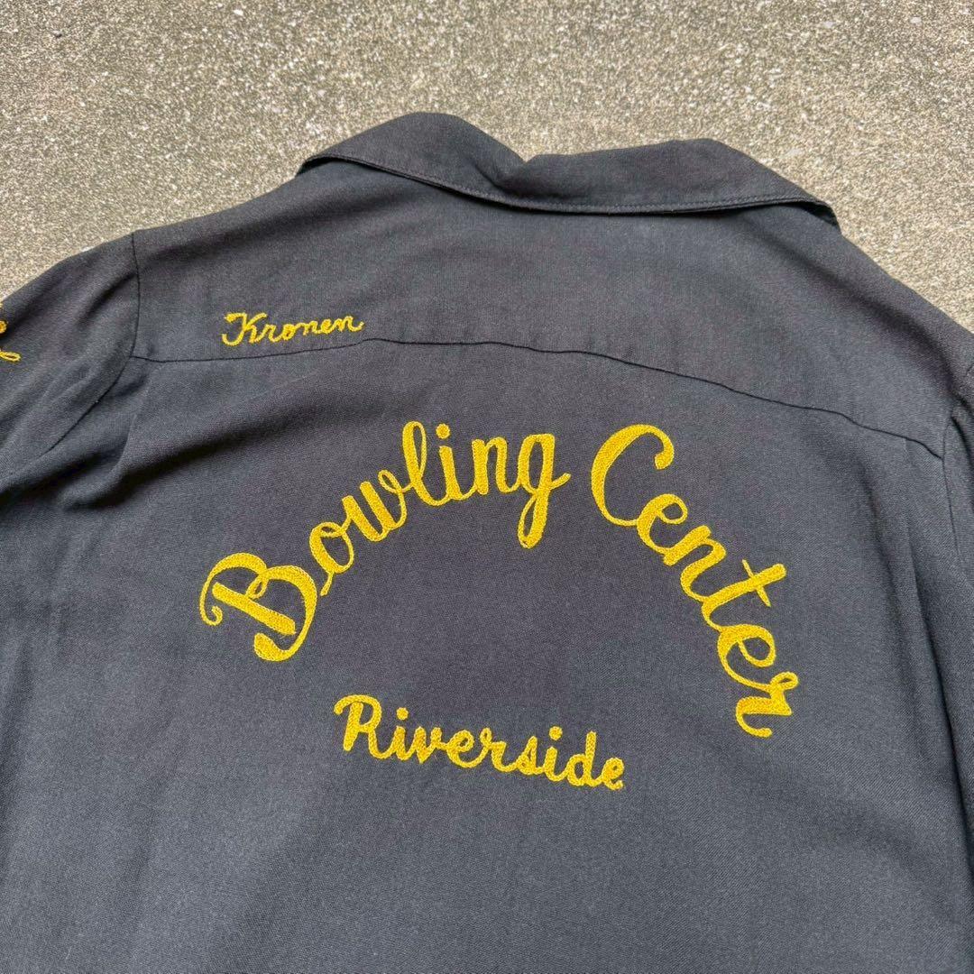 希少 60s Mr. Mort's ボウリングシャツ レーヨンシャツ チェーン