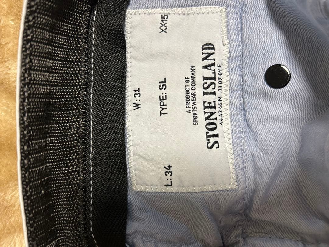 STONE  ハーフパンツ ウォッシュ加工　ブルー