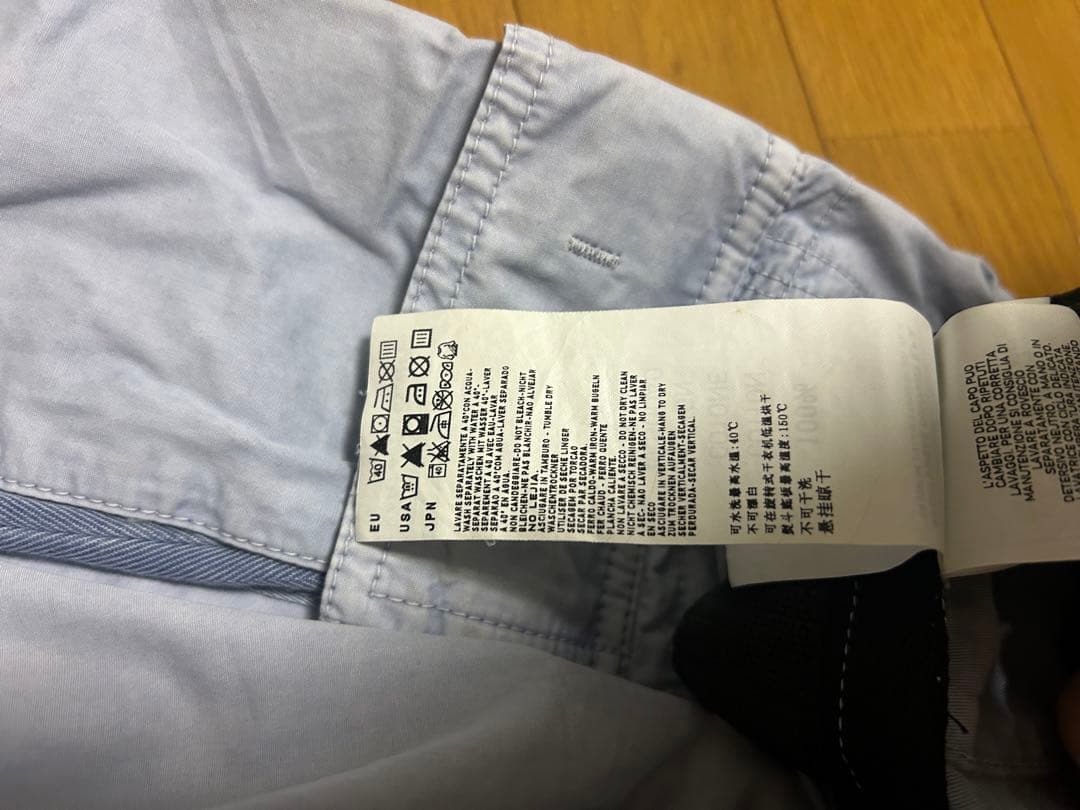 STONE  ハーフパンツ ウォッシュ加工　ブルー