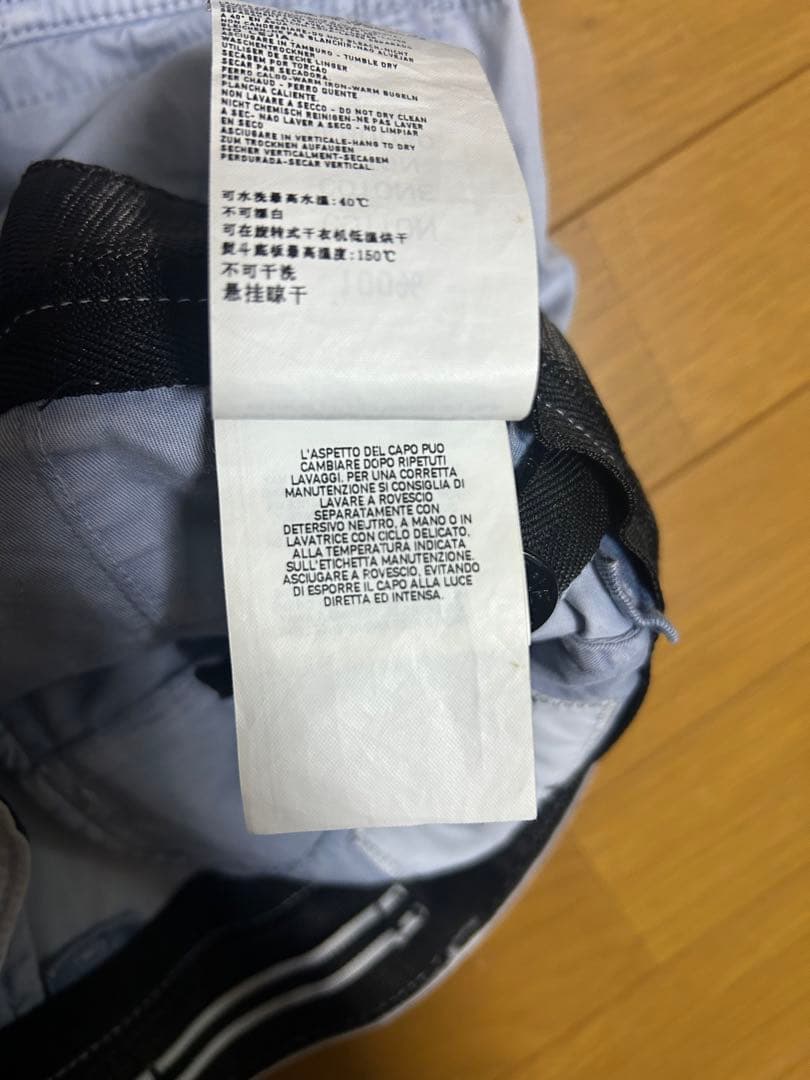 STONE  ハーフパンツ ウォッシュ加工　ブルー