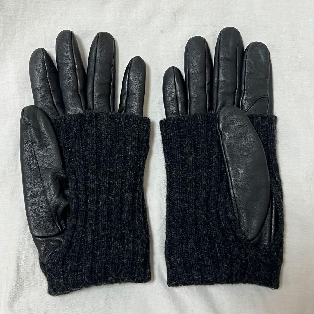 Vivienne Westwood レザーニット手袋
