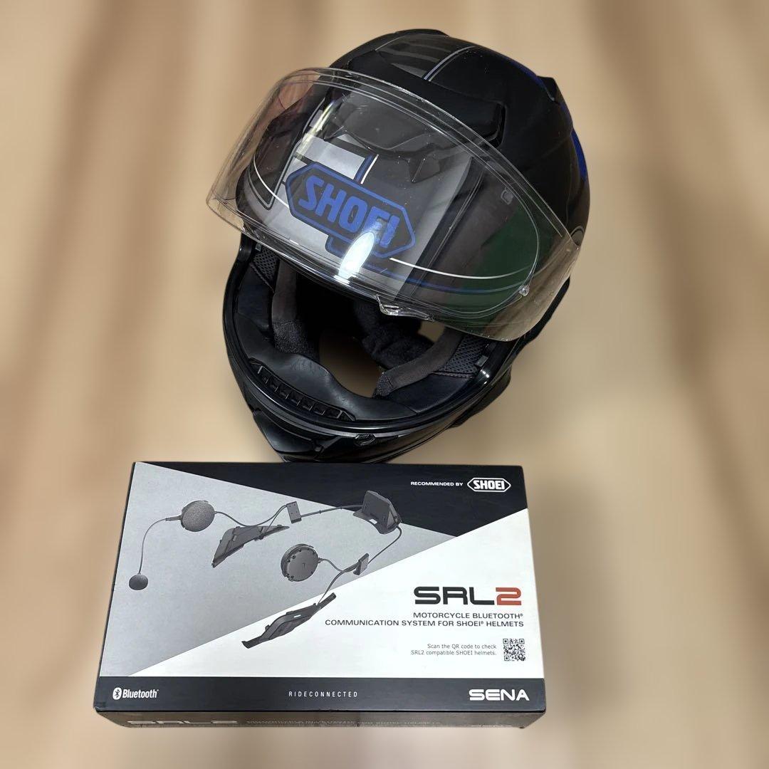 SHOEI フルフェイスヘルメット GT-air2➕SENA SRL2