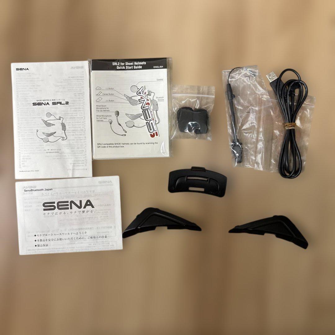 SHOEI フルフェイスヘルメット GT-air2➕SENA SRL2